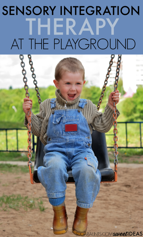 Sensory integration therapy at the playground