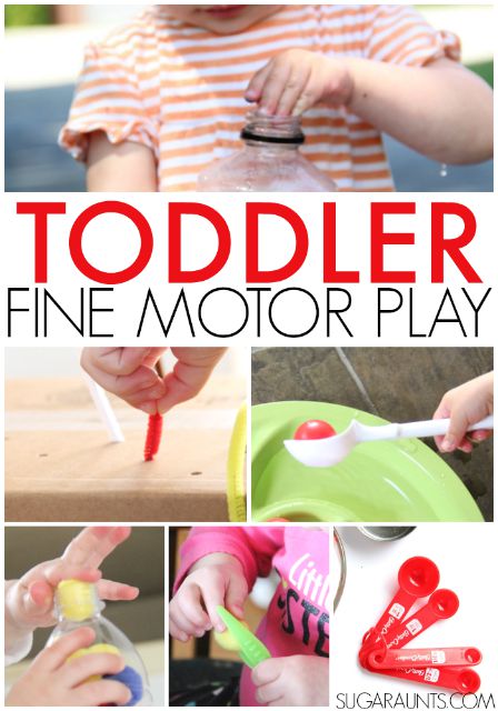 Toddler fine motor play ideas