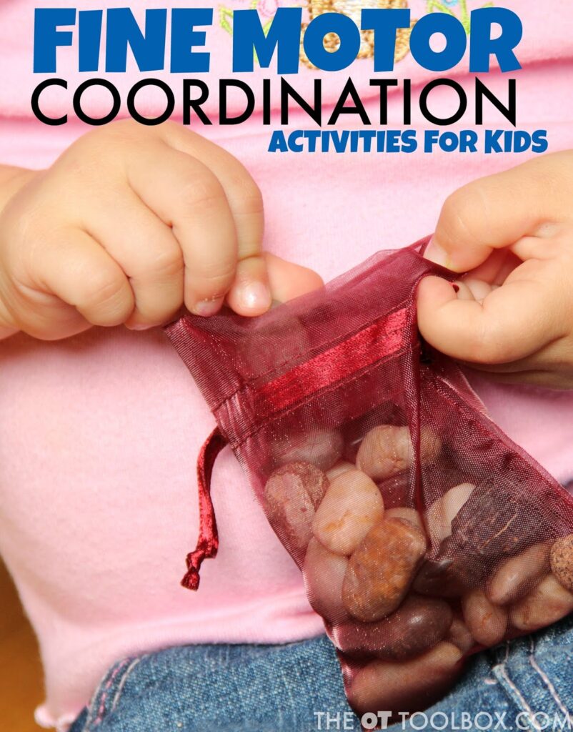 Try these fine motor coordination activities to help build the skills needed for school tasks like handwriting.