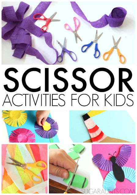 Scissor skills activities for kids