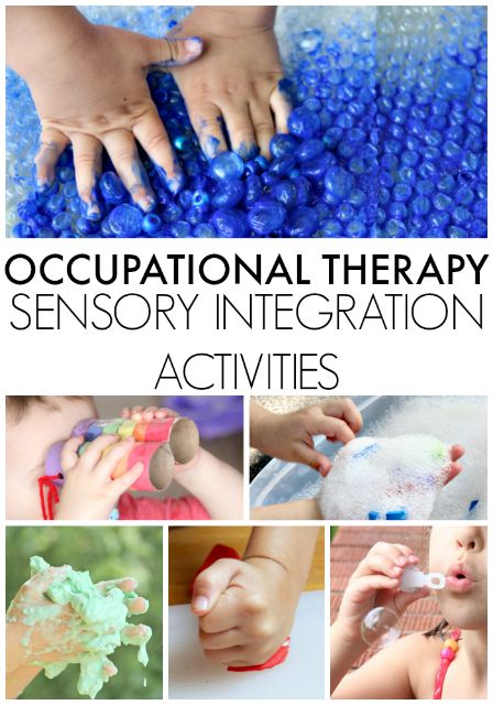 Sensory integration treatment ideas and tips for Occupational Therapists, parents, and educators for students in classrooms, at home, and in outpatient treatment clinics.  This is a great resource for children with Autism, SPD, and sensory integration needs or deficits.
