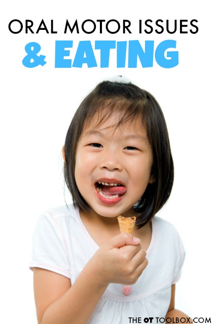Kids can have trouble with picky eating and difficultities in feeding when there are oral motor problems. Different types of oral motor problems.