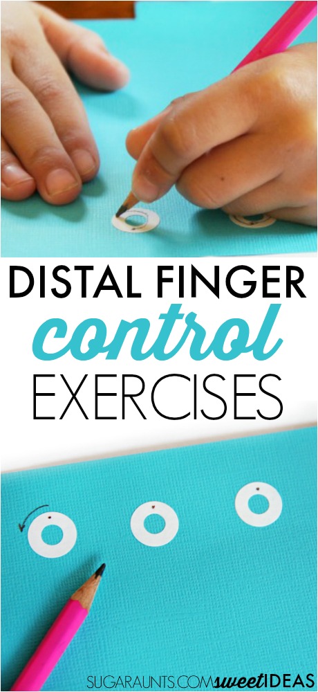  Ejercicios de control de los dedos distales
