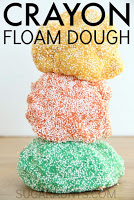  Crayon Floam Dough recipe
