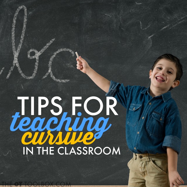 Try these tips and tricks for teaching cursive in the classroom