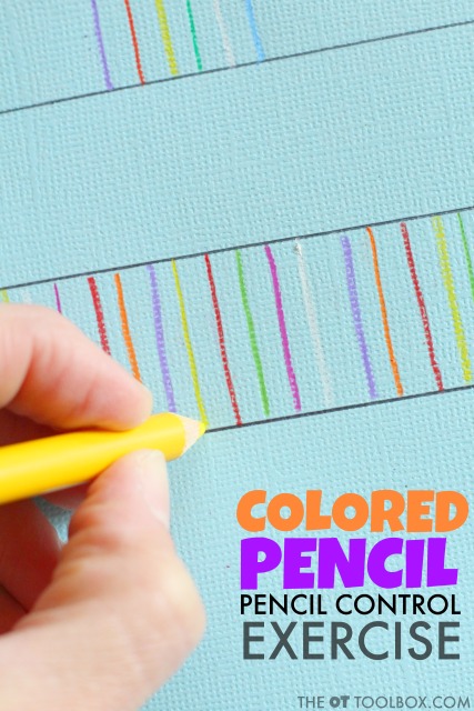 Utiliza los lápices de colores para trabajar la escritura a mano con estas tres actividades de escritura que abordan la formación de las letras, la presión del lápiz y el control del mismo.  