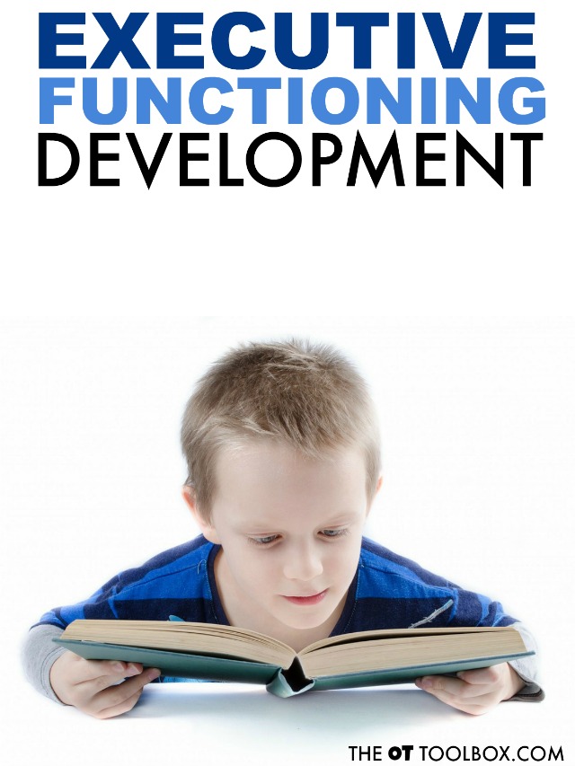 When wondering what is executive function in child development, this breakdown of executive functioning skills development will help parents and teachers understand how children develop in attention, impulsivity, attention, and other executive function skills. 
