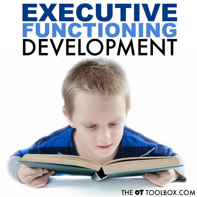 When wondering what is executive function in child development, this breakdown of executive functioning skills development will help parents and teachers understand how children develop in attention, impulsivity, attention, and other executive function skills. 