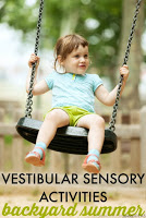 Try these backyard vestibular sensory activities for summer