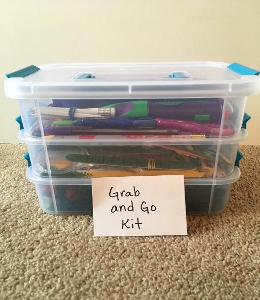A grab and go occupational therapy toolkit helps the school based OT with organization while meeting a variety of OT goals to address therapy goal areas.
