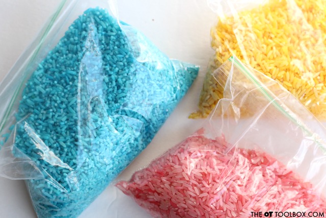 Use these DIY bean bags to address kinesthetic learning needs and boost fine motor skills.