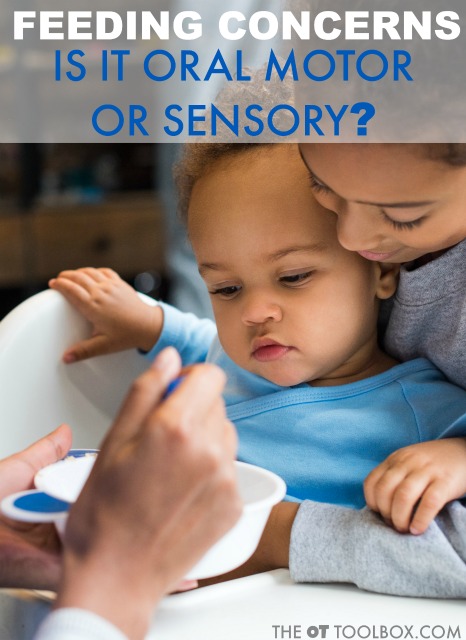Los terapeutas ocupacionales y los padres se preguntan a menudo si los problemas de alimentación están relacionados con problemas sensoriales o con la motricidad oral. Este artículo sobre terapia pediátrica aborda esta cuestión.