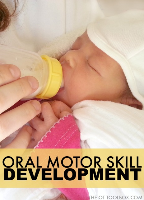 Use this guide on development of oral motor skills to address oral motor skill therapy and as a guideline to develop oral motor exercises in oral motor therapy.