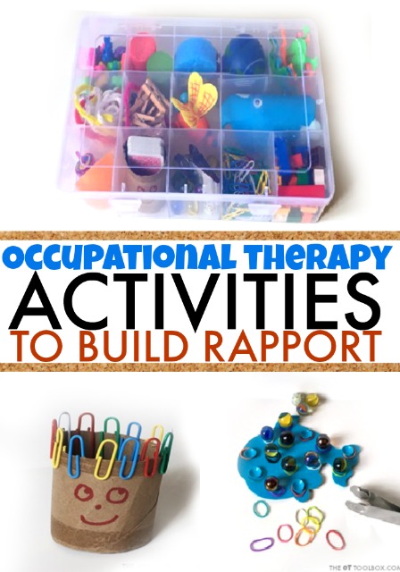 Kids will love these fine motor activities in occupational therapy this year! Use the back-to-school fine motor kit to build rapport at the start of a new school year!