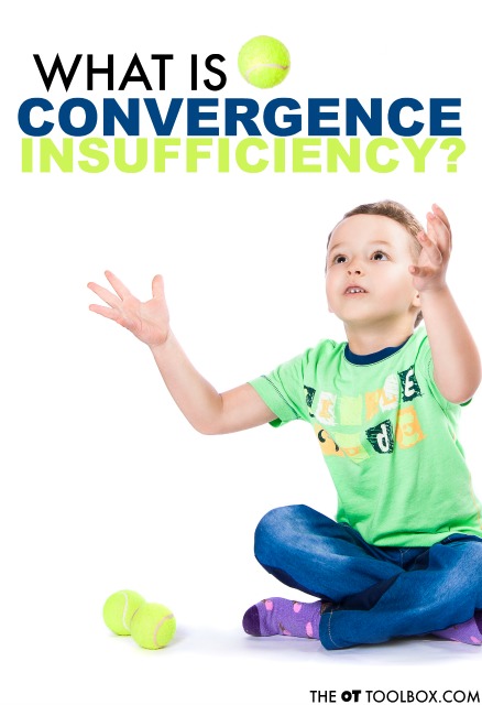 Convergence insufficiency is a vision problem that many kids experience when struggling with learning or reading. This article explains OTs role in vision problems and also what is convergence insufficiency, screening  tools for convergence, how to identify convergence. 