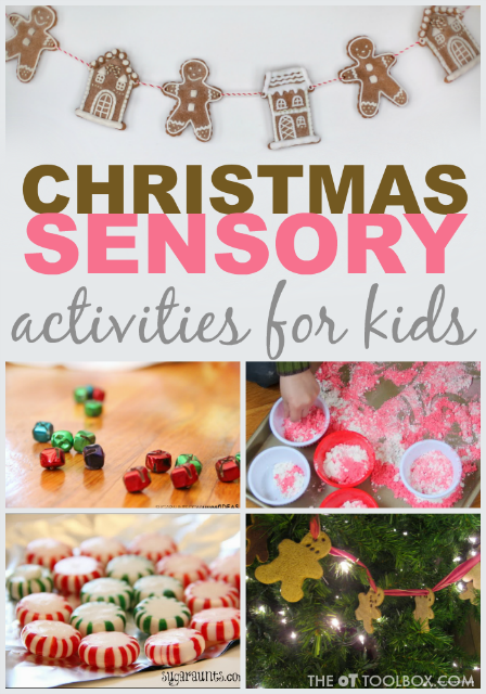 Utilice estas actividades sensoriales navideñas para promover el desarrollo, el juego, el aprendizaje y la diversión en estas fiestas mientras trabaja en actividades de terapia ocupacional.  