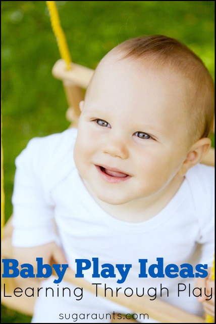 activities for babies. Learning through play for baby.
