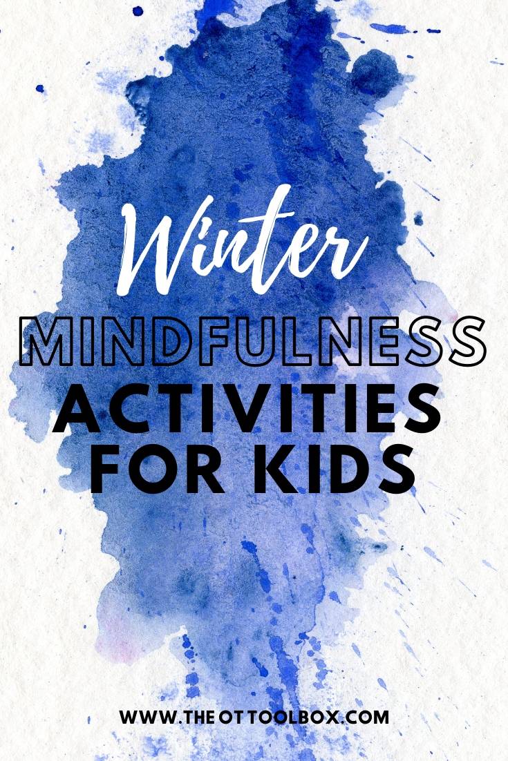 Estas actividades de mindfulness de invierno para niños son estrategias de afrontamiento para abordar la autorregulación y la conciencia en los niños.
