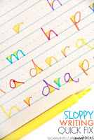  Easy trick to help kids with letter formation and sloppy handwriting