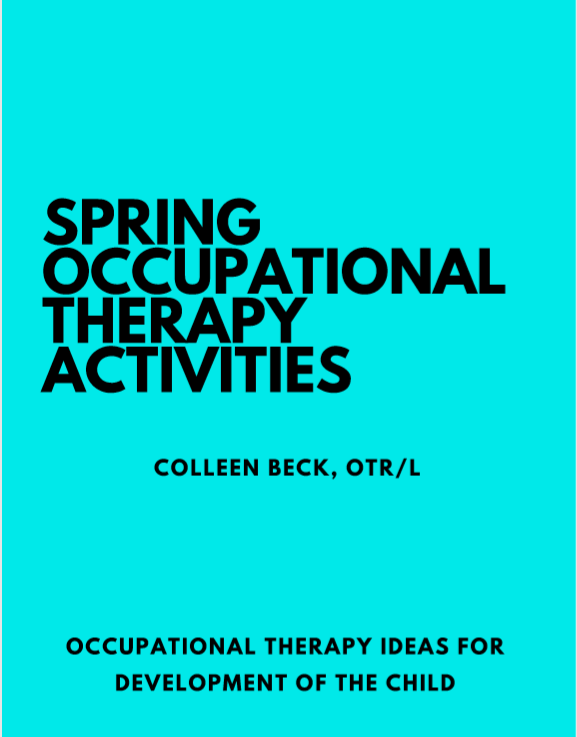 Use this Spring Occupational Therapy Activities packet to come up with fresh activity ideas to promote fine motor skills, gross motor skills, balance, coordination, visual motor skills, sensory processing, and more. 