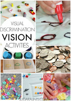 Actividades de discriminación visual para niños y actividades de visión para ayudar a la lectura