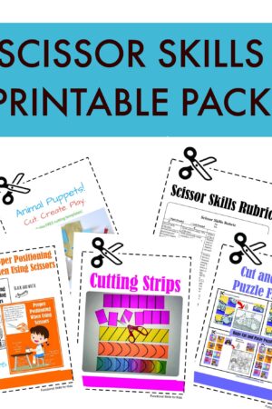scissor skills printable pack