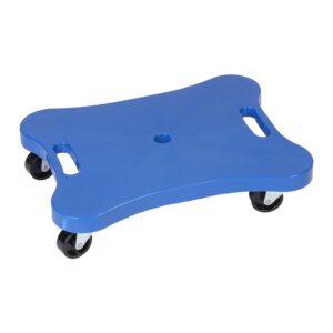 Use a scooter board for seating needs in the classroom to add sensory input as part of a sensory diet at school.