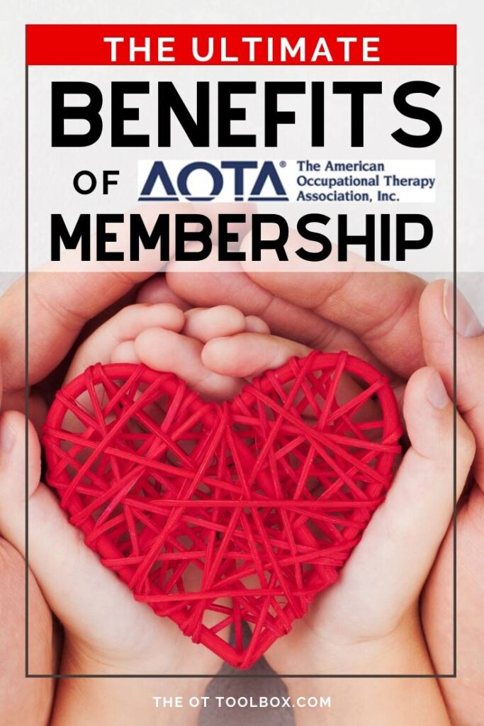 Benefits of AOTA membership for occupational therapists