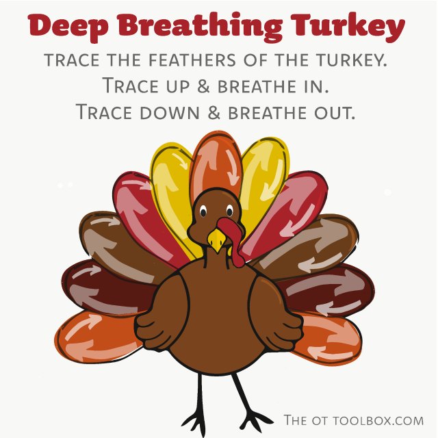 Thanksgiving mindfulness activity for kids