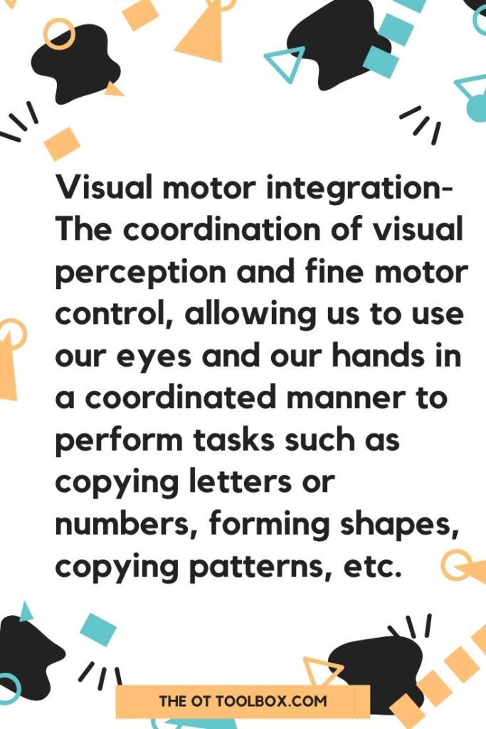 visual motor integration