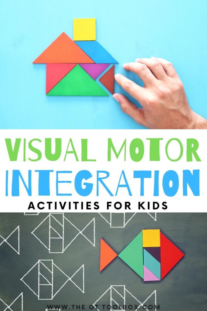 Visual motor integration activities