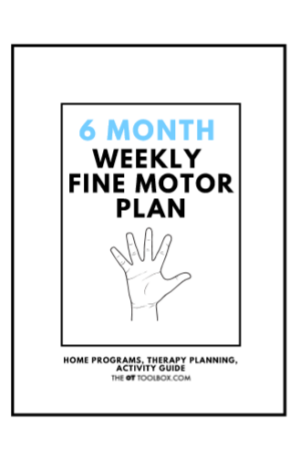 weekly fine motor activity plan