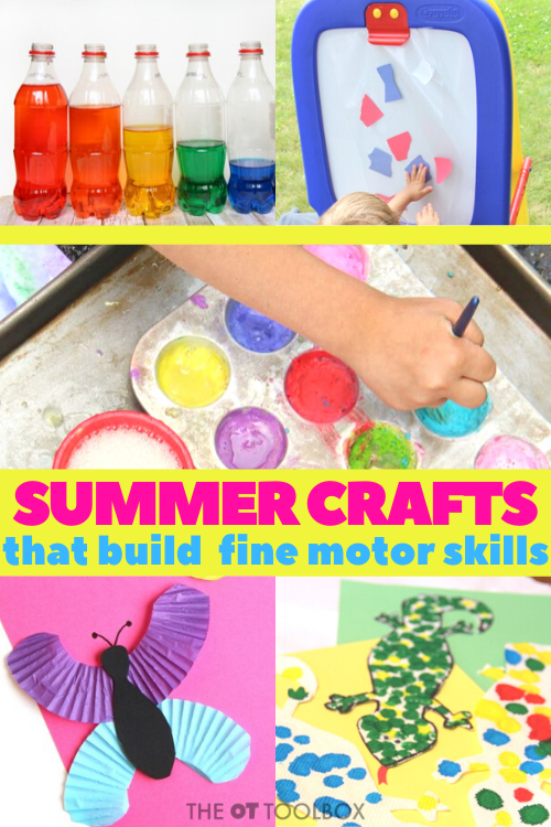 summer crafts for kids that build fine motor skills in occupational therapy