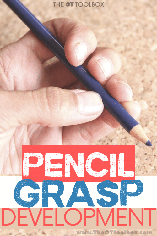 Pencil grasp development in kids