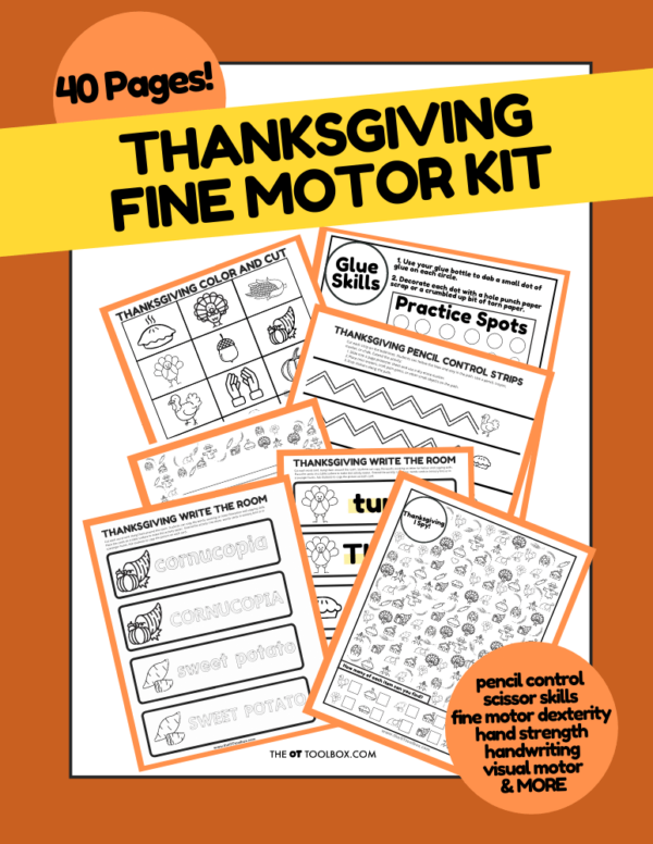 Thanksgiving Fine Motor Kit