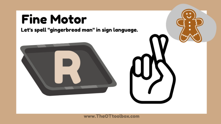 Gingerbread Man Virtual Activity - The OT Toolbox