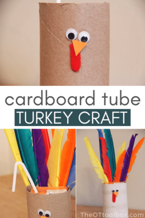 Turkey Cardboad Box CARDBOARD TURKEY CRAFT - The OT Toolbox