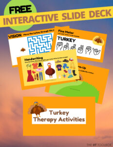 Diapositivas sobre el tema de Turquía para la terapia ocupacional