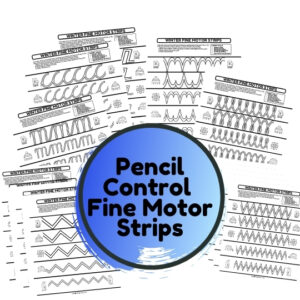 winter fine motor pencil control activties