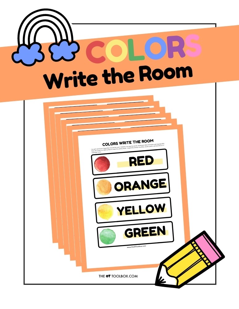 Colors Write the Room Pages