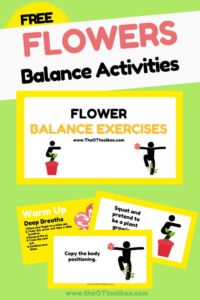 Flower balance activities