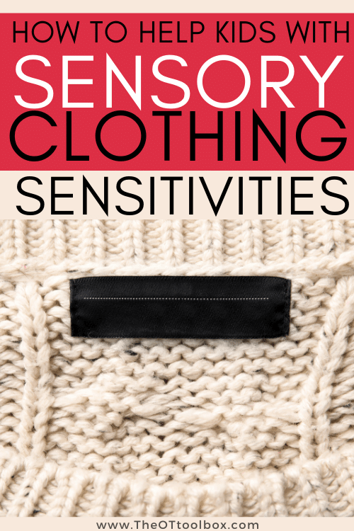 Problemas sensoriales con la ropa  