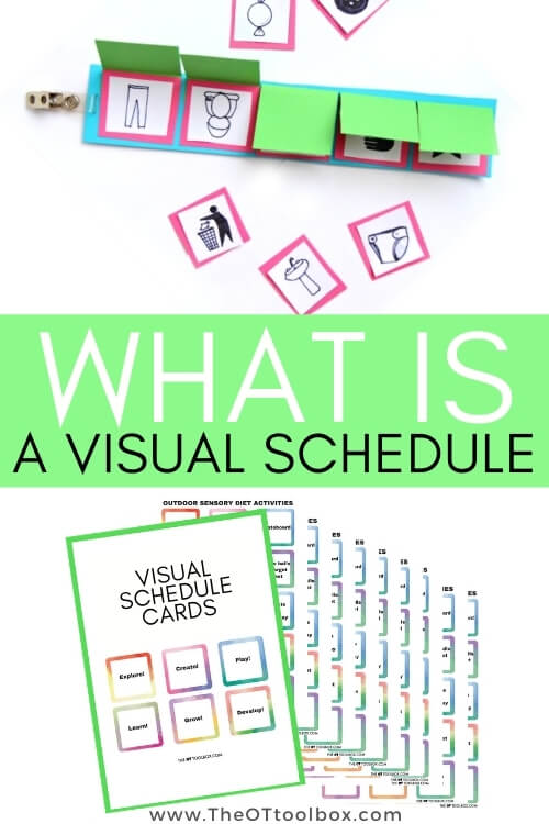 What is a visual schedule