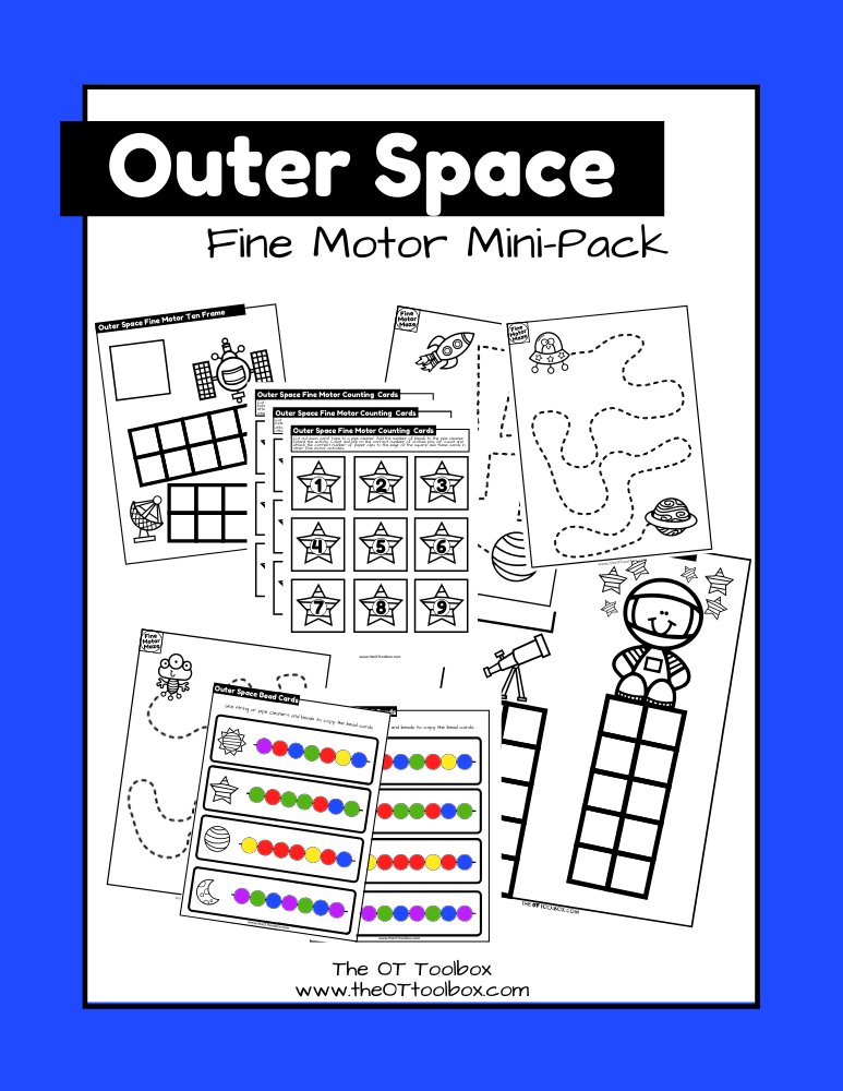Outer Space Fine Motor Kit