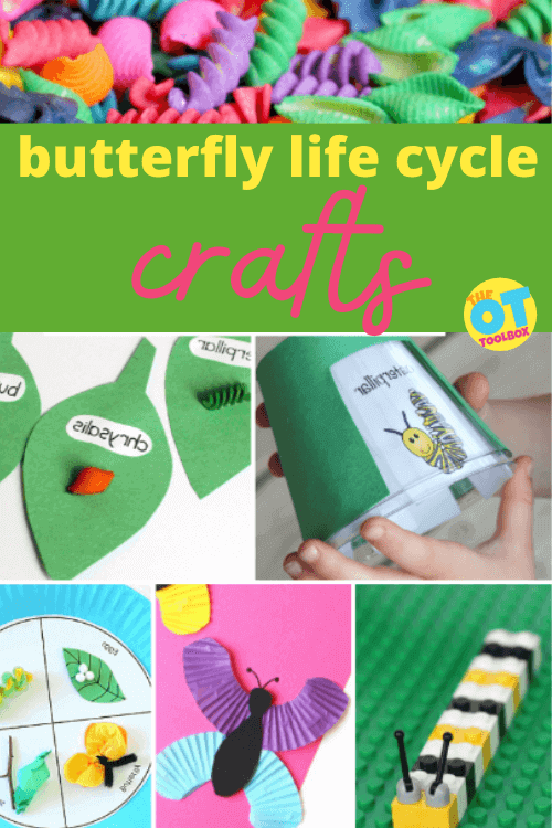 manualidades y actividades del ciclo vital de las mariposas
