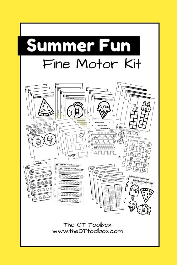 Summer fine motor kit