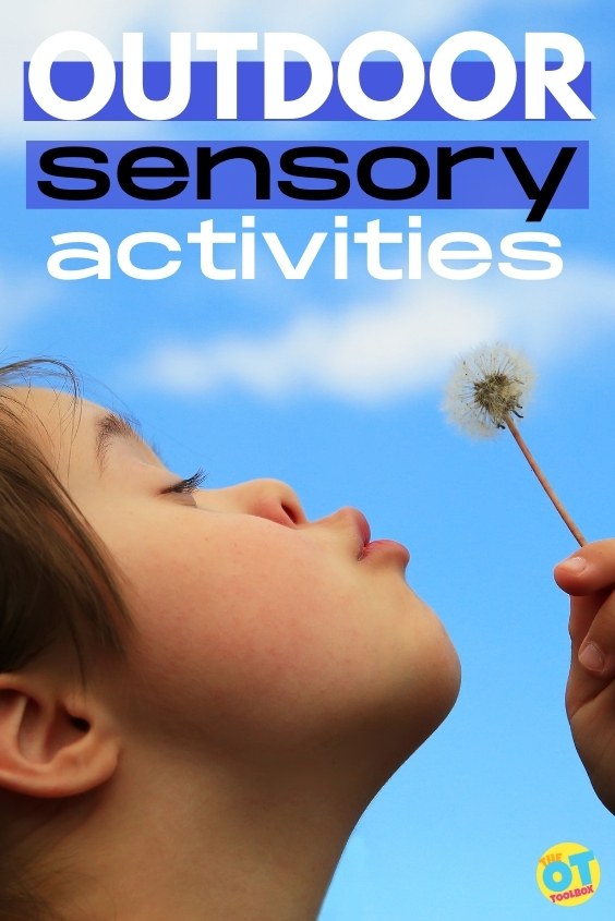 actividades sensoriales al aire libre para niños con problemas de procesamiento sensorial.