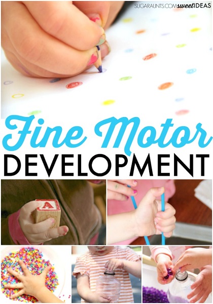 Fine Motor development and child development information for occupational therapists.
