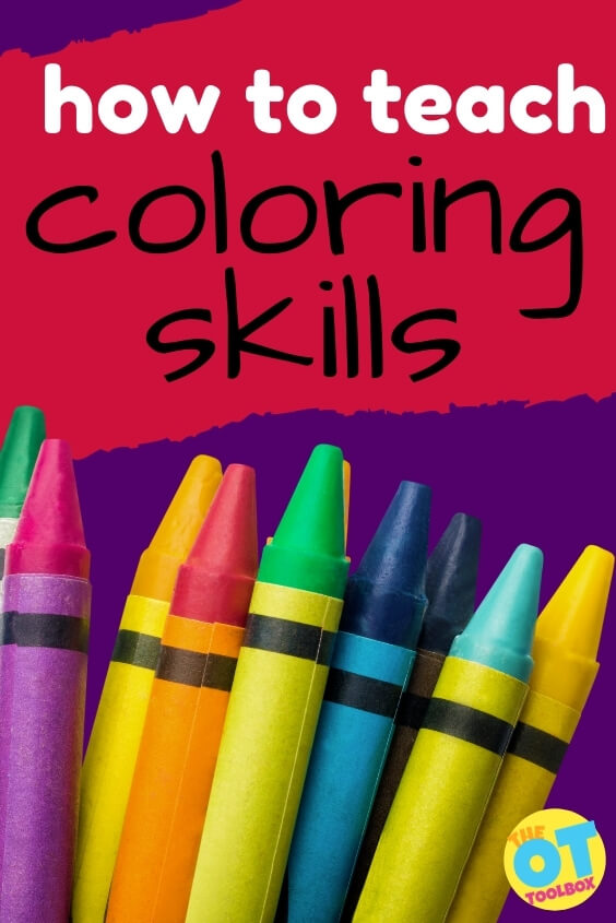 Cómo enseñar a los niños a colorear
