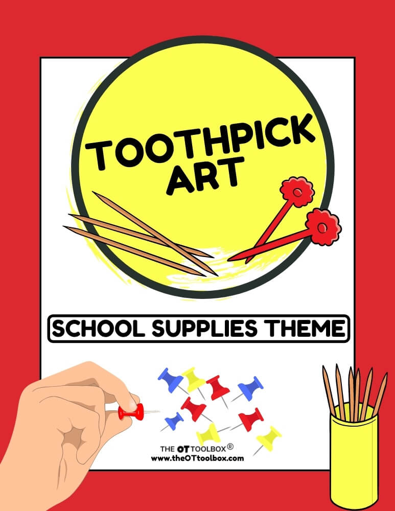toothpick art school supplies